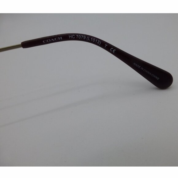 Coach Sunglasses Light Gold-Tone Aviator Sunglasses With Original Case - Picture 12 of 16